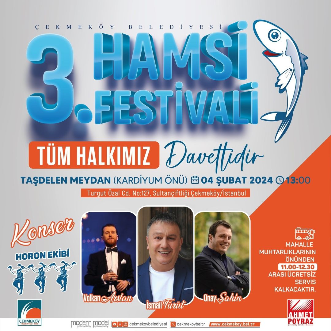Çekmeköy Belediyesi - 3. Hamsi Festivali